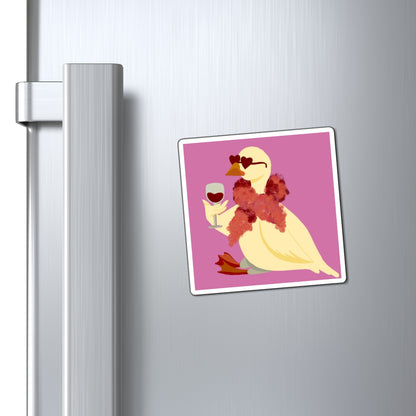 Wine Duck Magnets