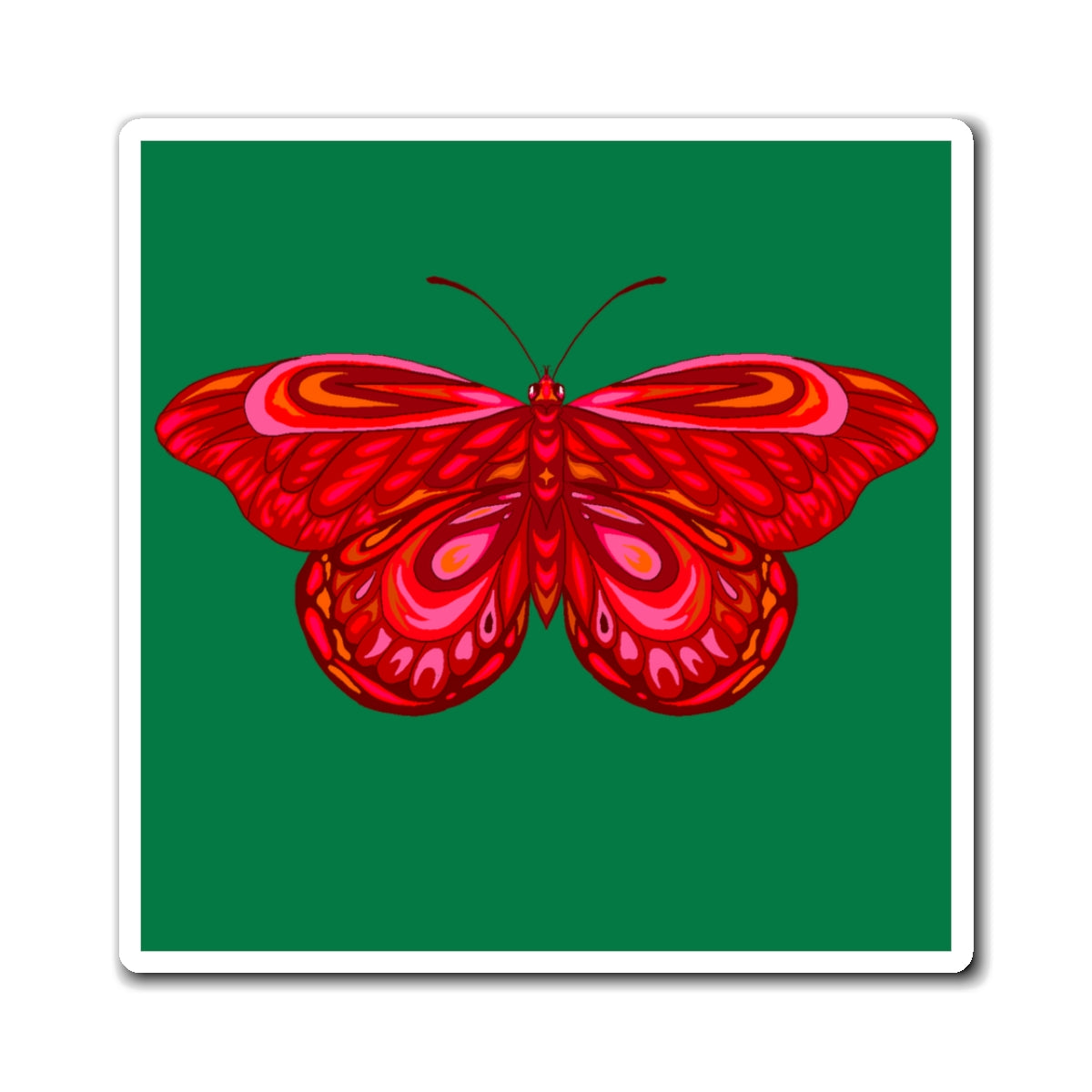 Red Lady Magnet