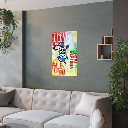 Cowboy Candy Satin Poster